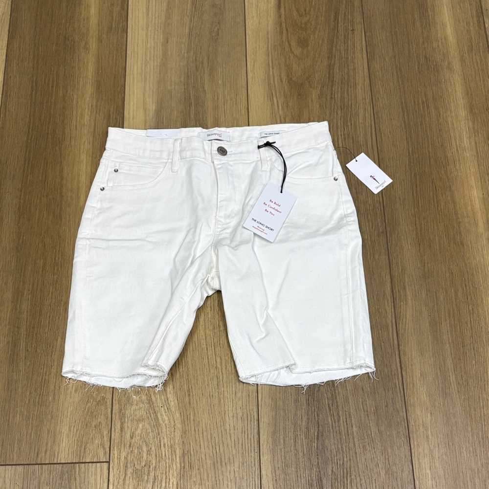 Skinnygirl White Jean Shorts